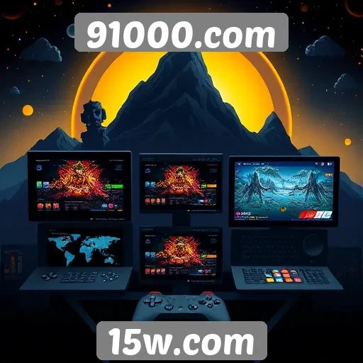 Evolução das plataformas de jogos no site 91000.com